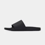 Anine Bing Isla Slides in Black Monogram