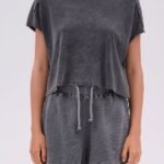 Dirty Laundry Cropped T-shirt