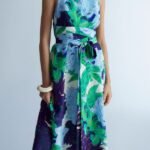 Psophia Floral Μεταξωτό Φόρεμα | Last piece