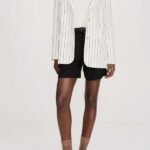 Grace & Mila Blazer Με Ρίγες Velvet | Last piece
