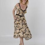 Elisabetta Franchi Εμπριμέ Closs Φόρεμα