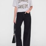 Anine Bing Johny Cropped Tee