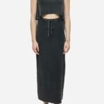 Dirty Laundry Maxi Rib Skirt