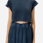 Dirty Laundry Cropped Slub T-shirt