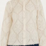 Farm Rio Graphic Lace Πουκάμισο