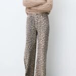 Grace & Mila Leopard Denim Socca